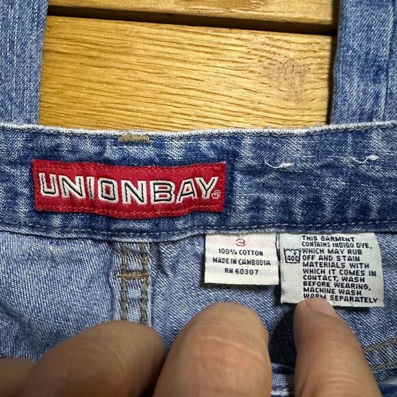 Y2K unionbay jeans carpenter low rise size 3 - Picture 3 of 10